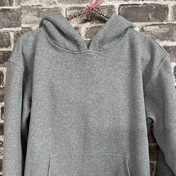 Lululemon All Yours Hoodie Fleece Heathered Core Medium Grey sweatshirt - Picture 3 of 11